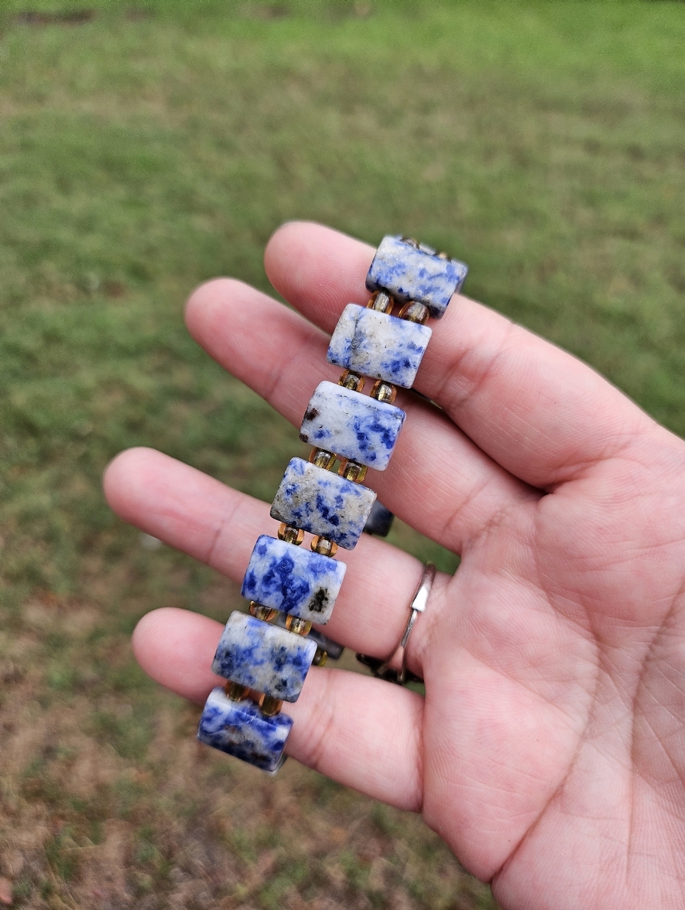 sodalite bangle